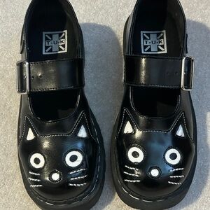 T.U.K Women’s Black Kitty Mary Jane